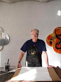 Portrait of Max Gimblett